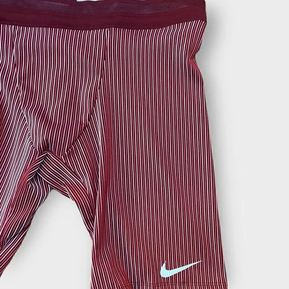Nike Pro Elite Red Track & Field 1/2 Tights MADE IN USA Mens size XXL AO8152-611